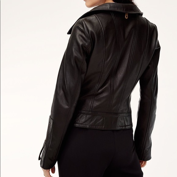MACKAGE for ARITZIA Kenya Leather Jacket - Black - Picture 3 of 8